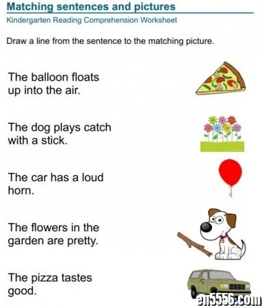 Kindergarten Reading Worksheets 整理自外网 学前阅读理解系列作业纸（八大类）9072 作者:one 帖子ID:253710 