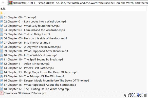 纳尼亚传奇 The Chronicles of Narnia - 全集7部 MP3+PDF9320 作者:one 帖子ID:253722 