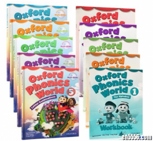 Oxford Phonics World牛津自然拼读世界1-5册全套资源：教材+视频+音频+练习册+游戏+软件+点读包2386 作者:one 帖子ID:253797 