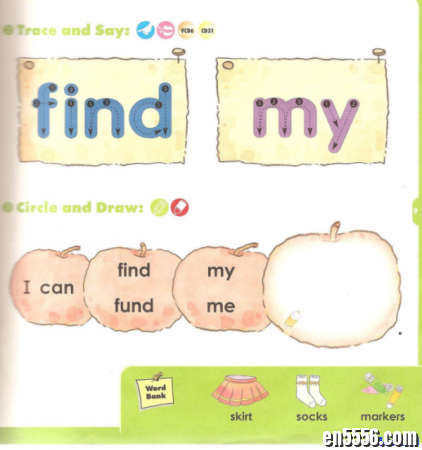 Sight Words Kids宝贝学英语常见词（共10册）MP3音频+PDF+点读包1512 作者:one 帖子ID:253883 