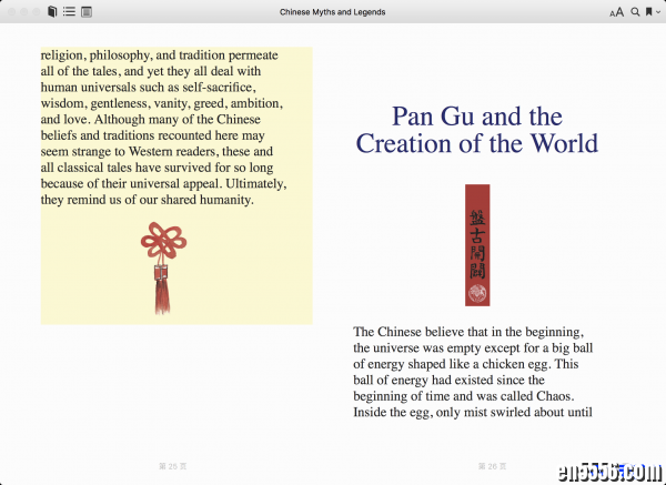 Chinese Myths and Legends mobi epub 适合初中生9271 作者:one 帖子ID:253893 