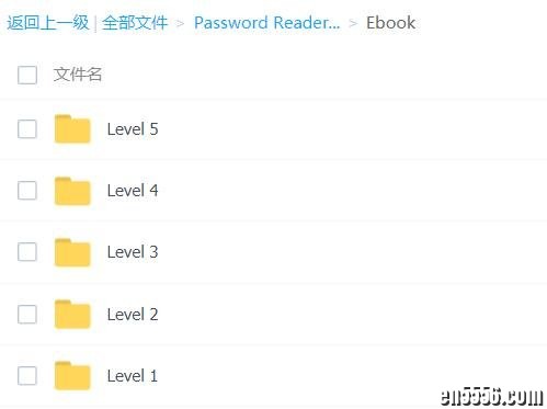 新东方出的分级读物 Password Readers系列，共28本，PDF+MP37890 作者:one 帖子ID:253998 