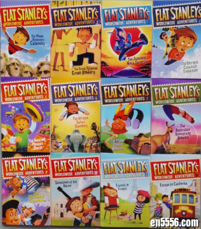 初级章节书：Flat Stanley's Worldwide Adventures 1-12 有声电子书（mobi+epub+mp3）/百度云网盘8227 作者:one 帖子ID:254186 