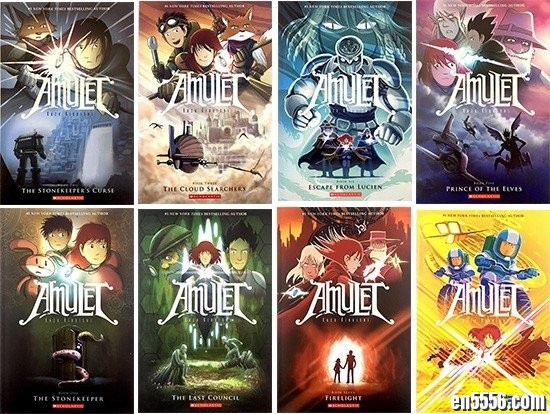 英文原版全彩漫画小说 Amulet 1-8 护身符 Kazu Kibuishi 守石人 [百度网盘]7207 作者:one 帖子ID:254520 