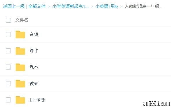 人教版 新起点 1-6年级英语9562 作者:one 帖子ID:254729 