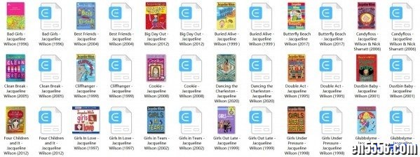 女生爱看：最全合辑Jacqueline Wilson 杰奎琳·威尔逊 麻辣女生基地 英文原版 （71本mobi）988 作者:one 帖子ID:254734 