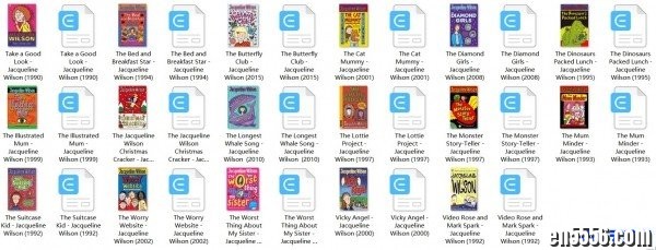 女生爱看：最全合辑Jacqueline Wilson 杰奎琳·威尔逊 麻辣女生基地 英文原版 （71本mobi）1046 作者:one 帖子ID:254734 