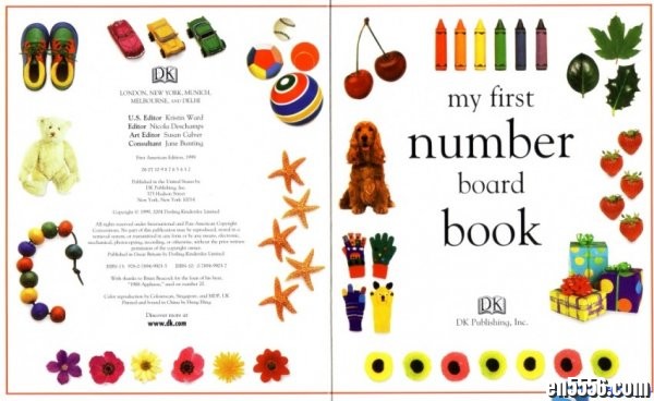 原版字典 DK My First Number Board Book 我的第一本数字书 PDF8350 作者:one 帖子ID:254786 
