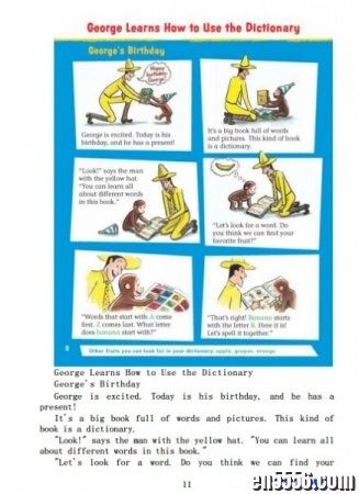 原版字典 Curious George's Dictionary 好奇的乔治字典 PDF507 作者:one 帖子ID:254793 