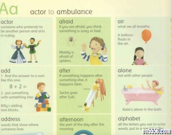 Usborne出品的Picture Dictionary（图解词典）574 作者:one 帖子ID:254828 