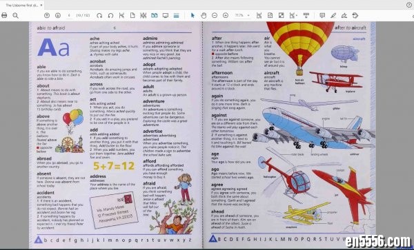 【PDF】The Usborne First Dictionary9554 作者:one 帖子ID:254895 