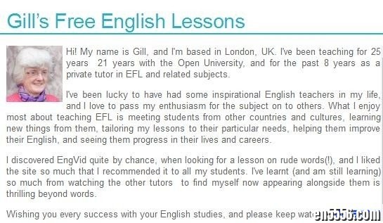 分享有超过 25 年的 ESL 教学经验的GILL老师教学视频6039 作者:one 帖子ID:255340 