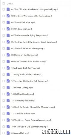 迪士尼最受欢迎的儿歌+WORD版歌词（1-4）共100首---Walt Disney Records Children's Favorites Songs5639 作者:one 帖子ID:255381 