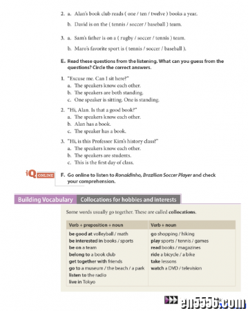 牛津大学听说训练入门级Q:Skills for Success Intro Listening and Speaking1585 作者:one 帖子ID:255476 
