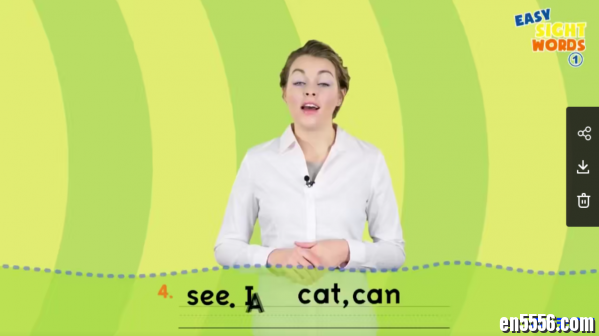 Easy Sight Words视觉词外教真人教学视频47集（Easy Phonics自然拼读同系列）高频词真人讲解动画1230 作者:one 帖子ID:255585 