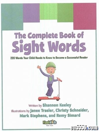 高频词全书 The Complete Book of Sight Words PDF版 - 小学英语必掌握单词2386 作者:one 帖子ID:255599 