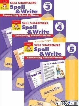 Evan Moor出品-Spell and Write八册全～教辅和家庭辅导的好帮手3522 作者:one 帖子ID:256192 