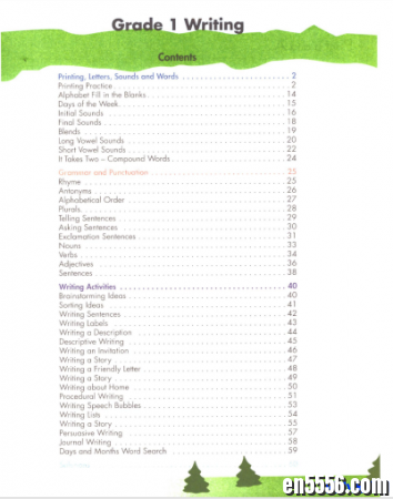 加拿大本土一年级WRITING（Grade1)练习册【 Canadian Curriculum 出版社】4033 作者:one 帖子ID:256268 
