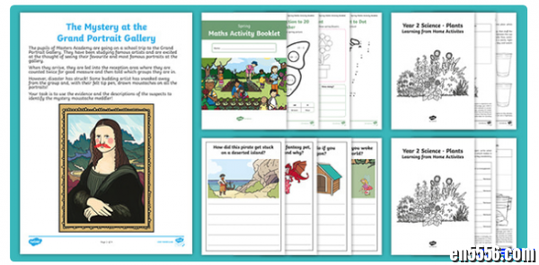 Twinkl上最新的学生放假在家自学材料：从幼儿园到6年级-school closure home learning resource packs7995 作者:one 帖子ID:256345 