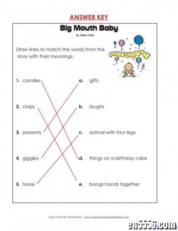 Super Teacher Worksheets G1-G5 美国小学原版阅读理解练习1-5年级 近千篇阅读4016 作者:one 帖子ID:256415 