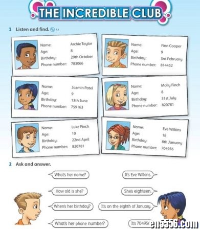 牛津Incredible English 全6级，6-12岁英文教材PDF+MP39231 作者:one 帖子ID:256464 