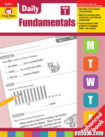 Evan Moor大名鼎鼎的《Fundamentals》练习册和上周刚刚新鲜出炉的暑期每日练习题，全彩页！1138 作者:one 帖子ID:256478 