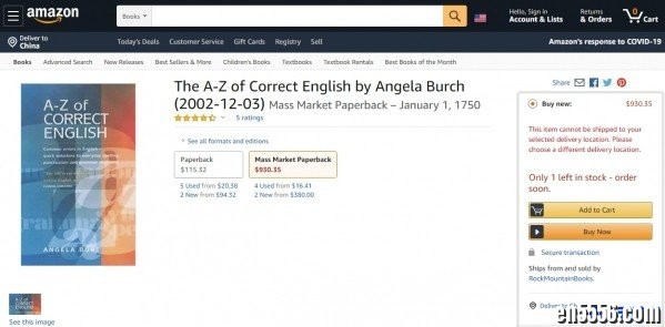 正确英语 A-Z The A-Z Correct English8340 作者:one 帖子ID:256540 