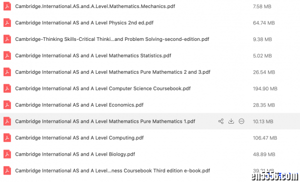 CIE A Level 主流学科课本5665 作者:one 帖子ID:256571 