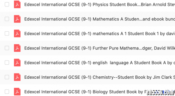 Edexcel考局 IG学科6614 作者:one 帖子ID:256572 