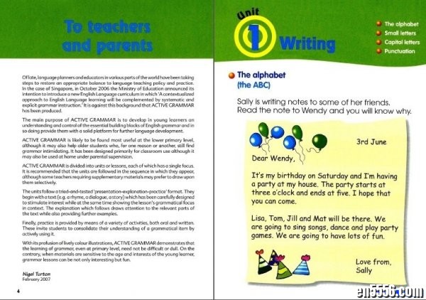 英语原版-初级英语语法教材Active Grammar（高清全彩pdf）/百度网盘6194 作者:one 帖子ID:256644 
