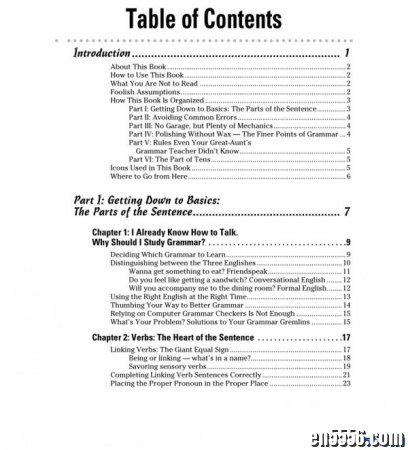 傻瓜也能用的语法手册：English Grammar For Dummies等五本8308 作者:one 帖子ID:256660 