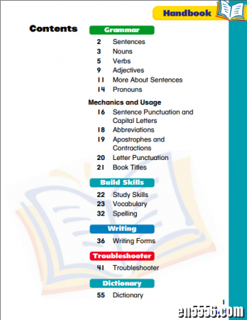 美国treasures原版教材Grammar &amp; writing hand book 全6册 pdf2592 作者:one 帖子ID:256665 