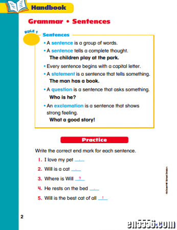 美国treasures原版教材Grammar &amp; writing hand book 全6册 pdf541 作者:one 帖子ID:256665 