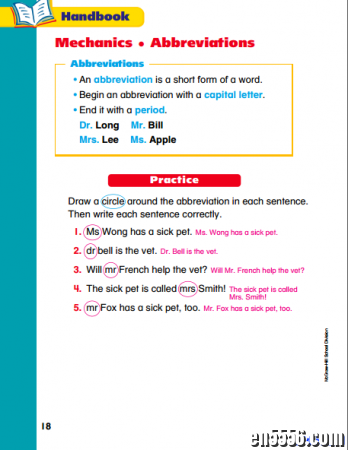 美国treasures原版教材Grammar &amp; writing hand book 全6册 pdf4290 作者:one 帖子ID:256665 