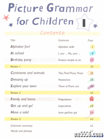 Picture Grammar for Children by David Vale（儿童语法图画书5册PDF）9567 作者:one 帖子ID:256783 