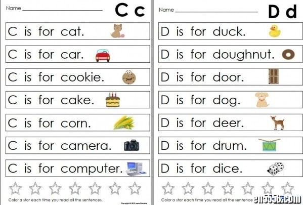 very first alphabet sentences very first sight words sentences等练习纸8997 作者:one 帖子ID:256854 