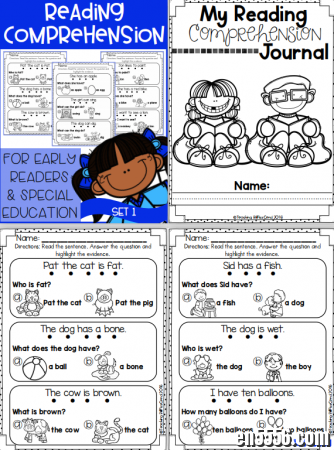 美国幼儿园小学阅读理解作业纸，共六册！！Reading Comprehension For Early Readers4389 作者:one 帖子ID:256925 