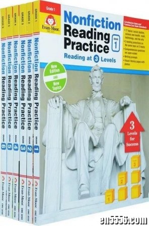 美国加州分级非虚构类阅读理解练习册（G1-G6全）8606 作者:one 帖子ID:256930 