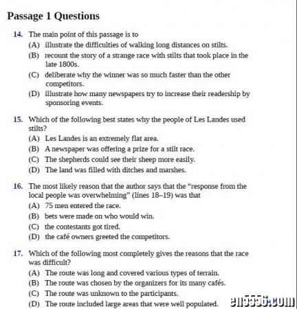 500 ACT English and Reading Questions to Know （1 PDF 13.1MB)5192 作者:one 帖子ID:256975 