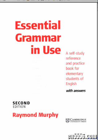 剑桥原版语法字典 Essential Grammer in Use PDF版 - 最好用最系统的初级语法字典（百度网盘）875 作者:one 帖子ID:256983 