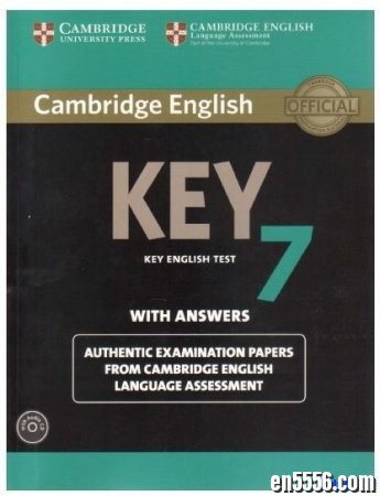 KET最新资料—Cambridge English Key 7（含完整考题+答案+听力MP3）3794 作者:one 帖子ID:256990 