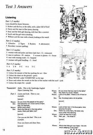 剑桥少儿英语考试三级(Flyers)官方真题共九本27套试题，PDF原版扫描电子资料6102 作者:one 帖子ID:256998 