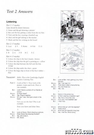 剑桥少儿英语考试一级(Starters)官方真题2018新版真题1-3共9套 已全8056 作者:one 帖子ID:256999 