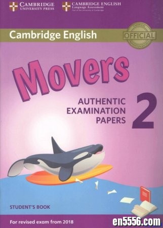 剑桥少儿英语考试二级(Movers)官方真题2018新版真题1~3共9套6789 作者:one 帖子ID:257000 