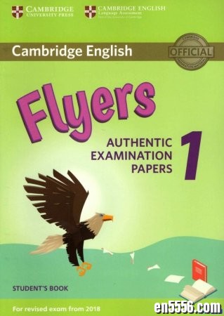 剑桥少儿英语考试三级(Flyers)官方真题2018新版真题1~3共9套 带音频 已全1451 作者:one 帖子ID:257001 