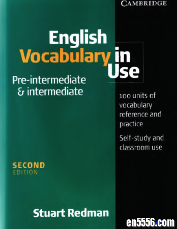 英语在用：剑桥中级英语词汇（英文第二版） Cambridge English Vocabulary in Use Pre- &amp; Intermediate2068 作者:one 帖子ID:257005 