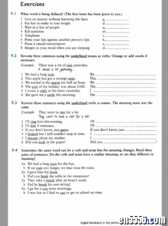 英语在用：剑桥中级英语词汇（英文第二版） Cambridge English Vocabulary in Use Pre- &amp; Intermediate3604 作者:one 帖子ID:257005 
