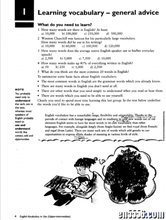 英语在用：剑桥中高级英语词汇（英文第二版）Cambridg English Vocabulary in Use Upper-Intermediate4474 作者:one 帖子ID:257006 