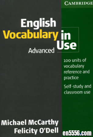 英语在用：剑桥高级英语词汇（英文第二版）Cambridge English vocabulary in use Advanced4680 作者:one 帖子ID:257007 