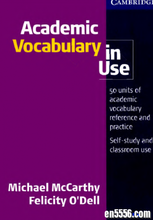 英语在用：剑桥学术英语词汇（英文第一版） Cambridge Academic Vocabulary in Use2603 作者:one 帖子ID:257009 